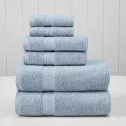 6-Piece Rayon from Bamboo & Cotton Blend Towel Set - Ultra Soft & Absorbent
