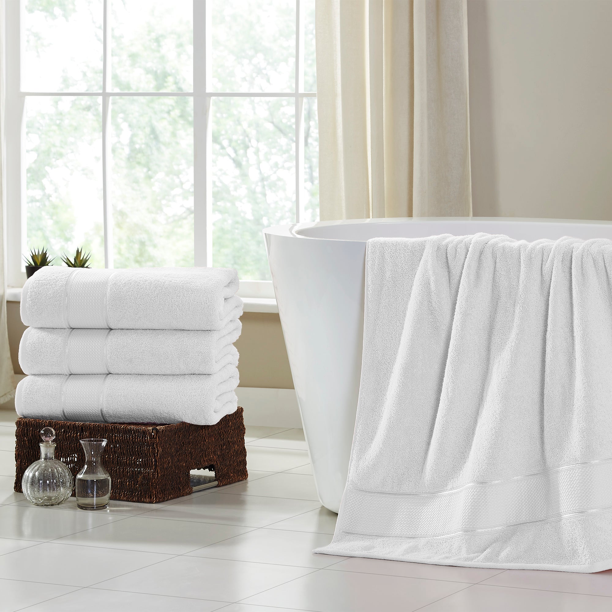 4 Pack SpunLoft™ Bath Sheet 35"x66" Inch