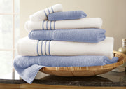 6 Piece Quick Dry Strip Towel Set