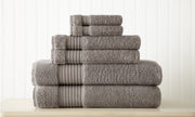 6-Piece 100% Turkish Cotton Towel Set